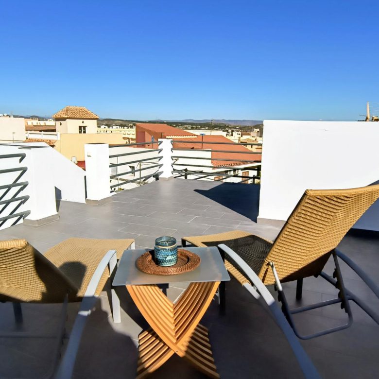 m2191-Modern townhouse in Turre with multiple terraces..