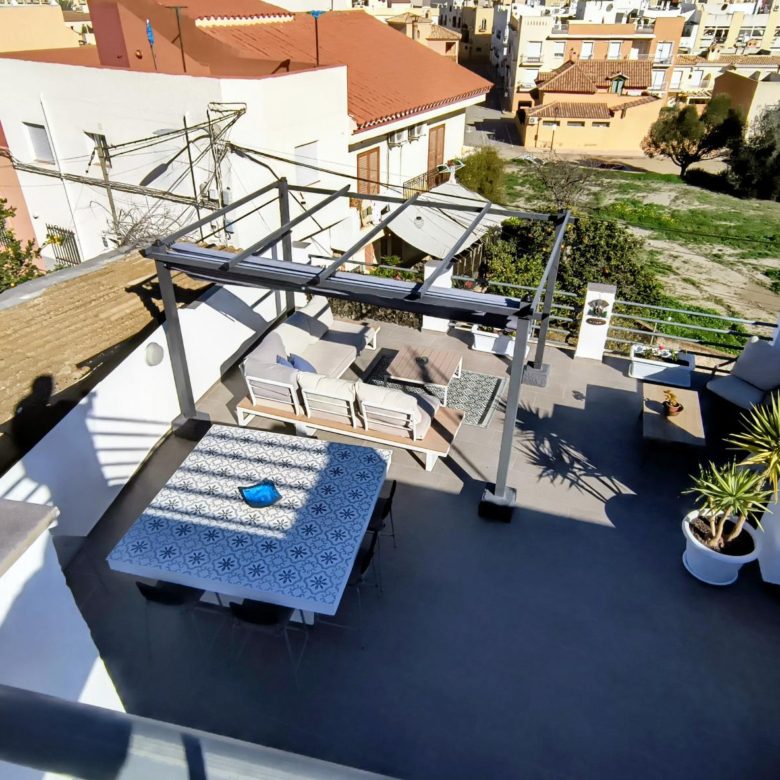m2191-Modern townhouse in Turre with multiple terraces..