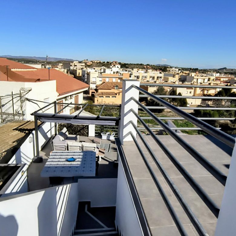 m2191-Modern townhouse in Turre with multiple terraces..