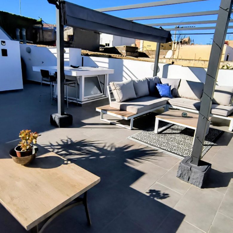 m2191-Modern townhouse in Turre with multiple terraces..