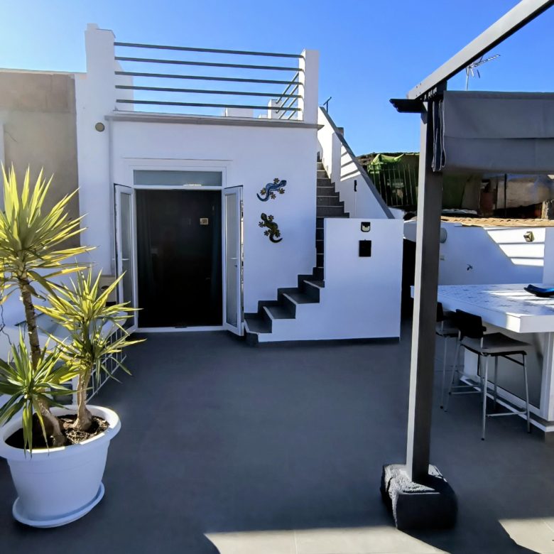 m2191-Modern townhouse in Turre with multiple terraces..